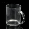 Personablised printing blank glossy 11oz sublimation glass mugs